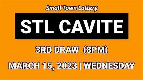 STL CAVITE RESULT TODAY 3RD DRAW 8PM RESULTS STL .